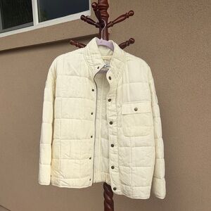 O'Neill Cream Quilted Puffer Jacket